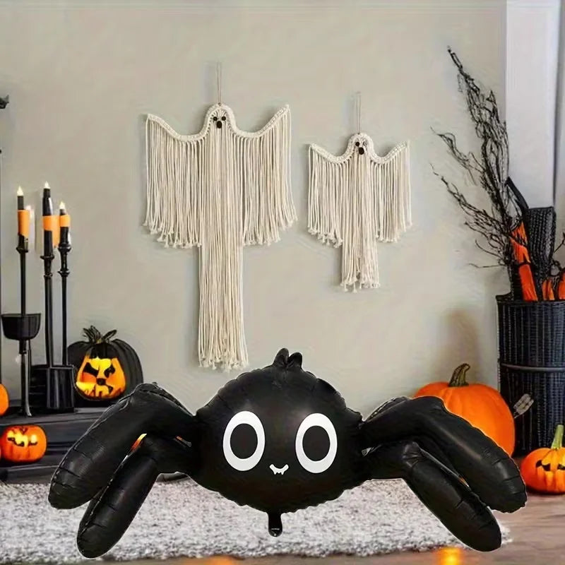Giant Inflatable Halloween Spider – Black Spider Decoration for Indoor & Outdoor Decor