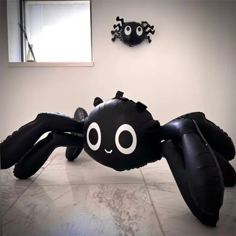 Giant Inflatable Halloween Spider – Black Spider Decoration for Indoor & Outdoor Decor