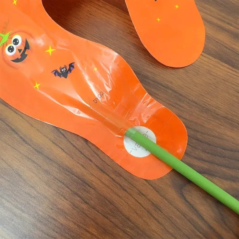Halloween Handheld Foil Balloon – Pumpkin, Cat & Spooky Character Party Decor