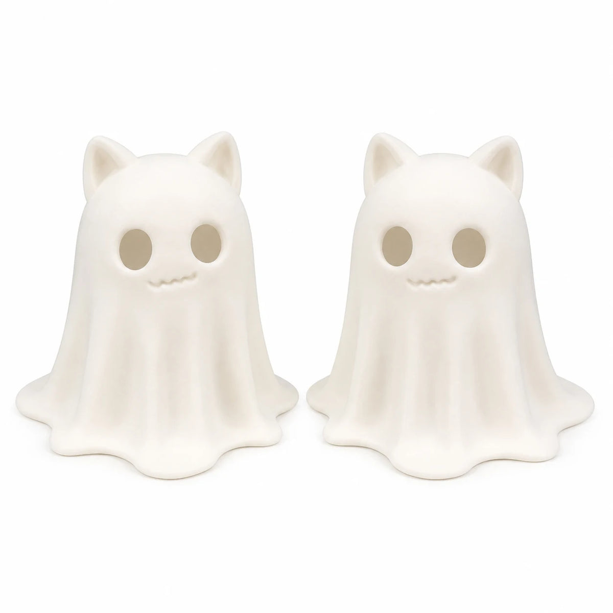 Funny Middle Finger Ghost Figurine – Glow-in-the-Dark Halloween Decor