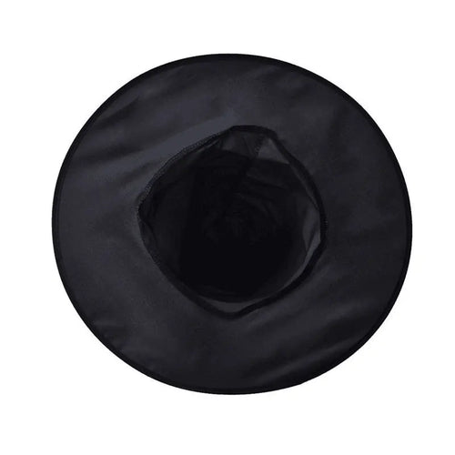 Black Witch Hat – Foldable Halloween Wizard Hat for Cosplay & Costume Parties