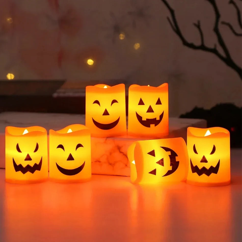 LED Halloween Pumpkin Lantern – Glowing Jack-O'-Lantern Night Light & Decor