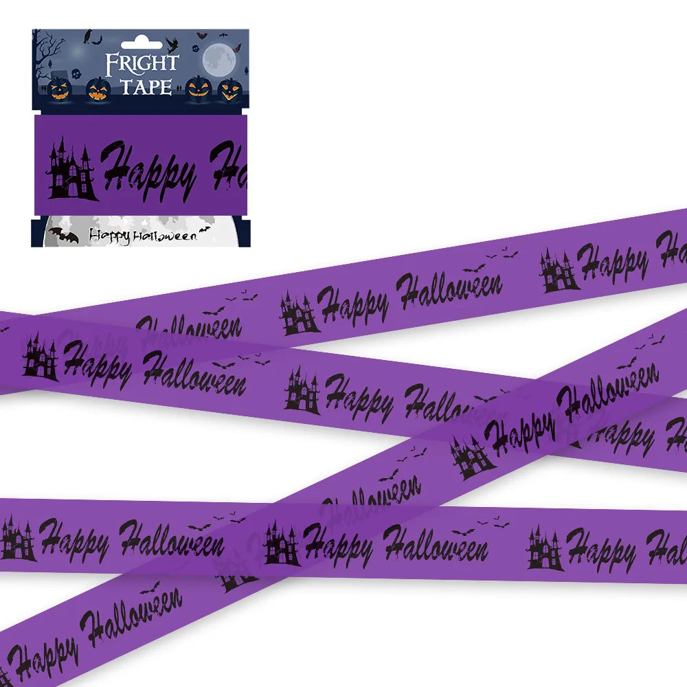 Halloween Warning Tape – Spooky Caution Barrier Tape for Parties & Haunted Houses