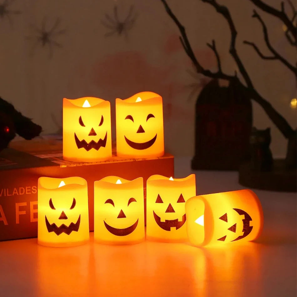 LED Halloween Pumpkin Lantern – Glowing Jack-O'-Lantern Night Light & Decor